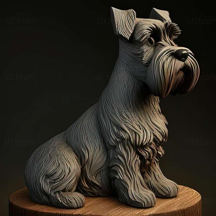 Zwergschnauzer dog